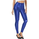 Buauty Faux Leather Leggings for Women High Waisted Leather Pants Tummy Control Stretch Pleather PU Pants