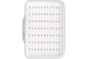 Fly Fishing Box Trout Flies Storage Organizer Case - ABS with EVA Foam Great Accessory for