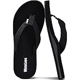 WateLves Womens-Flip-Flops-Thong-Sandals-Beach-Shoes Light and Comfortable for Vacation Walking-Bathroom-Pool