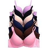 Iheyi 6 pcs ADD 2 Cup Thick Padding Extreme Double Pushup 32B-40C Bra