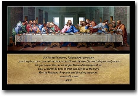Amazon.com: Yhyxll Pintura al óleo Famosa Pintura La Última Cena Leonardo Da  Vinci Impreso Pintura al óleo sobre lienzo para sala de estar - 23.6 x 35.4  in sin marco: Home & Kitchen