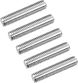 sourcing map M8 x 35mm 304 Stainless Steel Fully Threaded Rod Bar Studs 5 Pack view 1