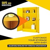 The Products Store COSHH Chemical Storage Cabinet - Flammable Metal Cupboard, 2 view 5