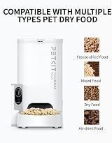 PETKIT Automatic Cat Feeder with Camera 1080P Night Vision 3L 2.4G WiFi view 9
