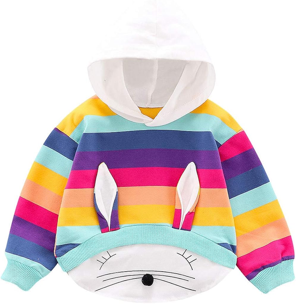 Boys Girls My Little Rabbit Rainbow Dash Hoodie