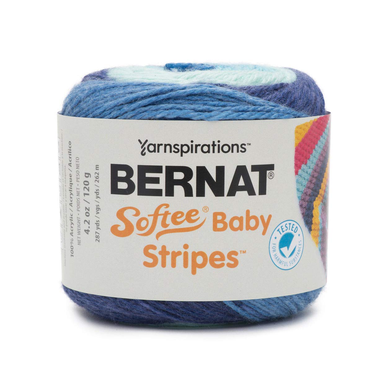 Berant Softee baby Stripes/120G/Blue Yonder Stripe
