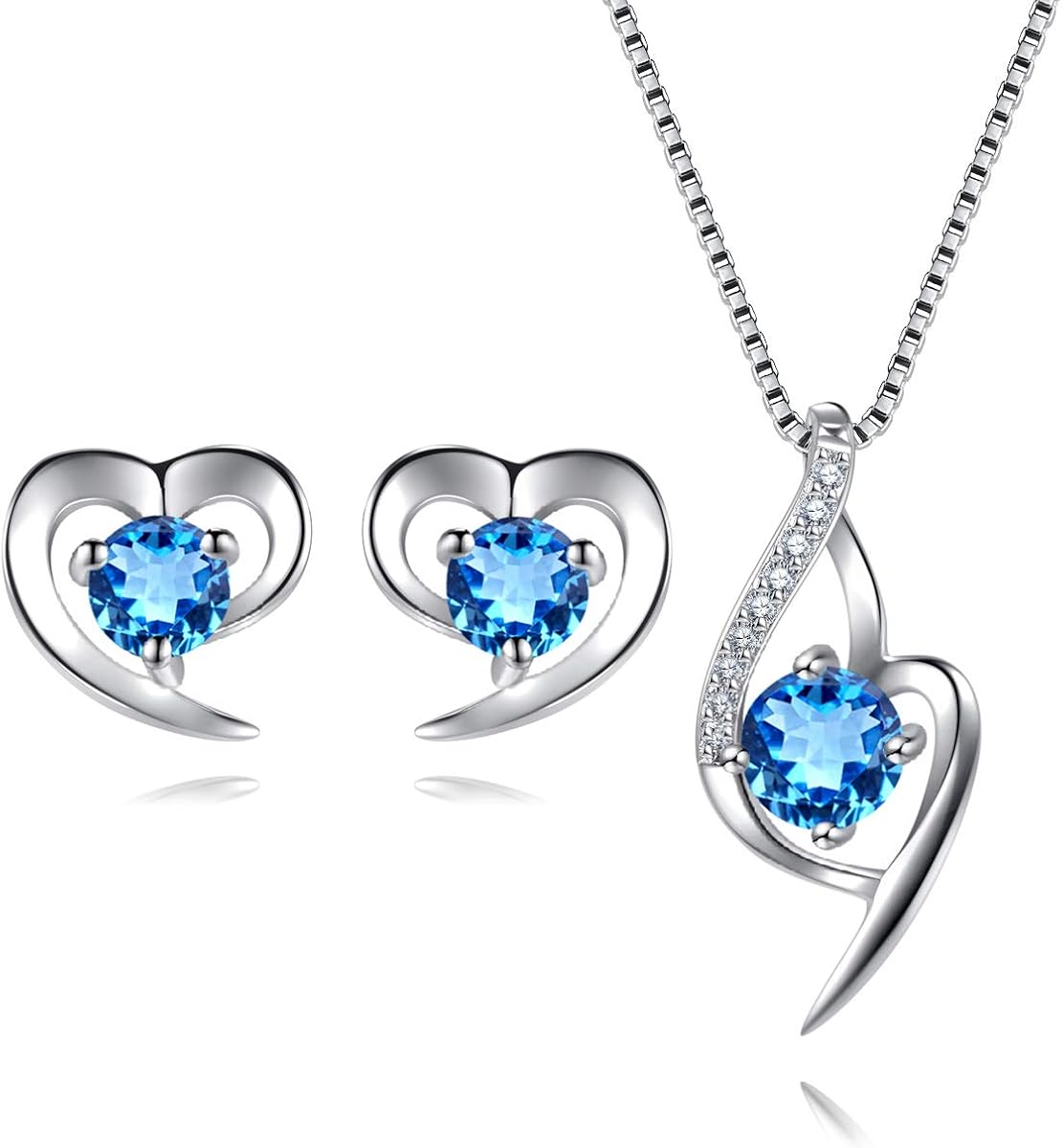 EVERU Sterling Silver Jewelry Sets 