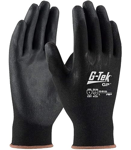 G-Tek 33-B125/XL ONX Seamless Knit Nylon Gloves with Polyurethane