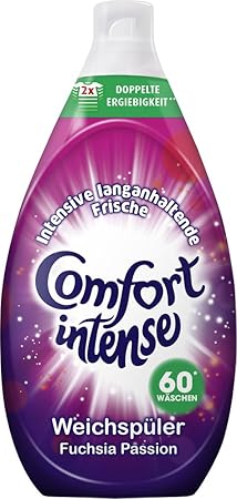 Comfort Intense Weichspüler Fuchsia Passion, 180 WL, 3er Pack (3 x 60 WL)