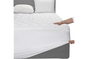 Ayge Queen Air Mattress Cover Thick Cooling Top Mattress Pad Cover Quilted Fitted Mattress Protector with 15-23 Inch Deep Pocket