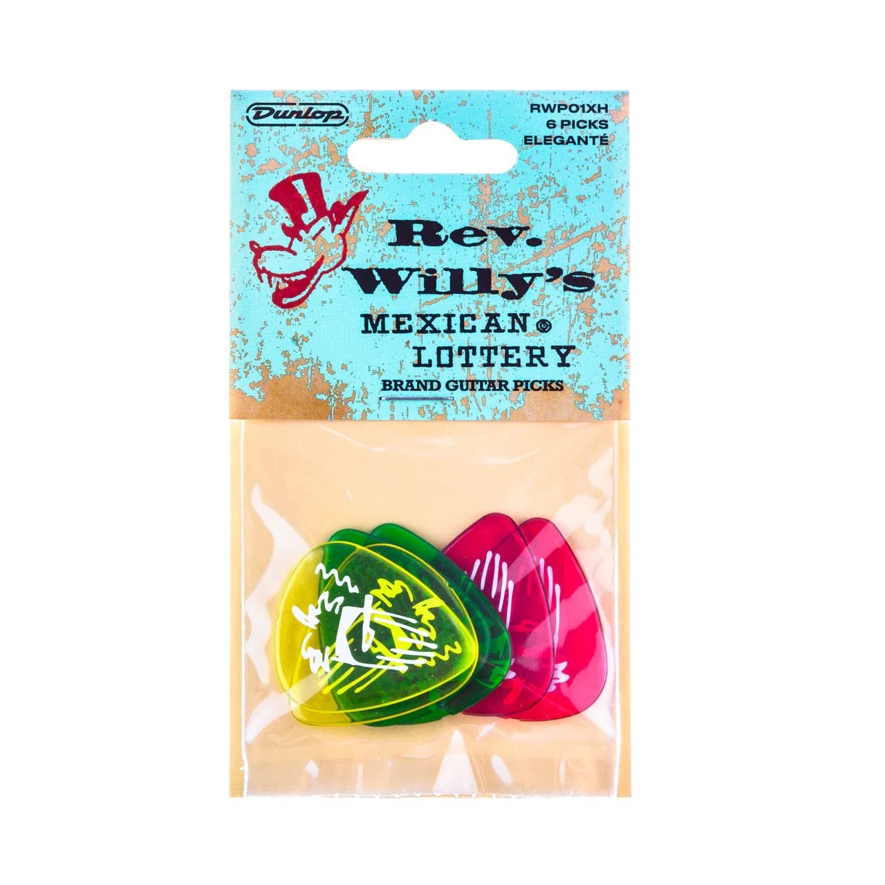 Picks Reverend Willy X-Heavy Pack of 6
