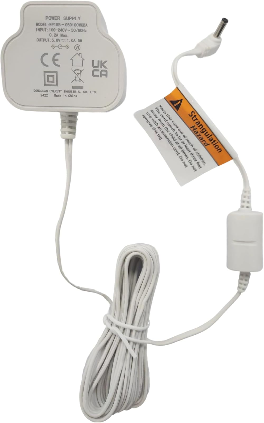 Babysense HDS2 UK Power Adapter for Video Baby Monitor HD S2 Only