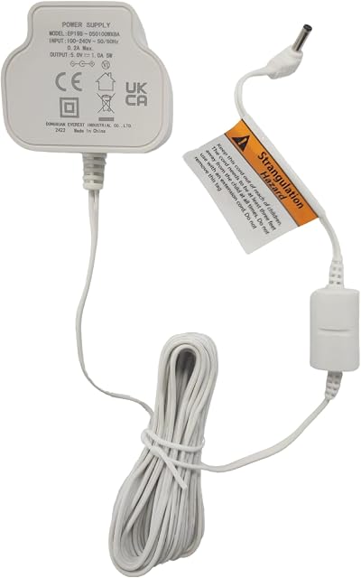 Babysense HDS2 UK Power Adapter for Video Baby Monitor HD S2 Only