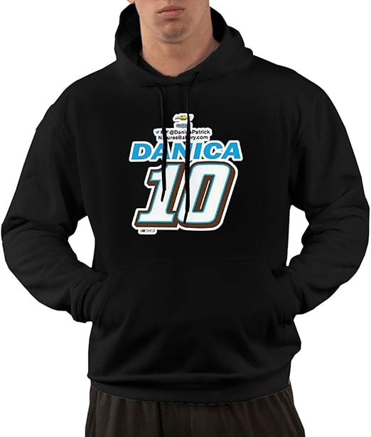 Ali Yee Nascar Men's Danica Patrick Hooded Fleece Sweatshirt at Amazon Menâs Clothing store