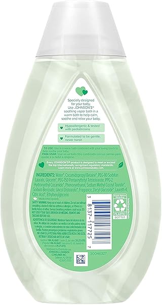 JOHNSONS BABY SOOTHING VAPOR BATH 13.6 OUNCE (400ML) (6 PACK)
