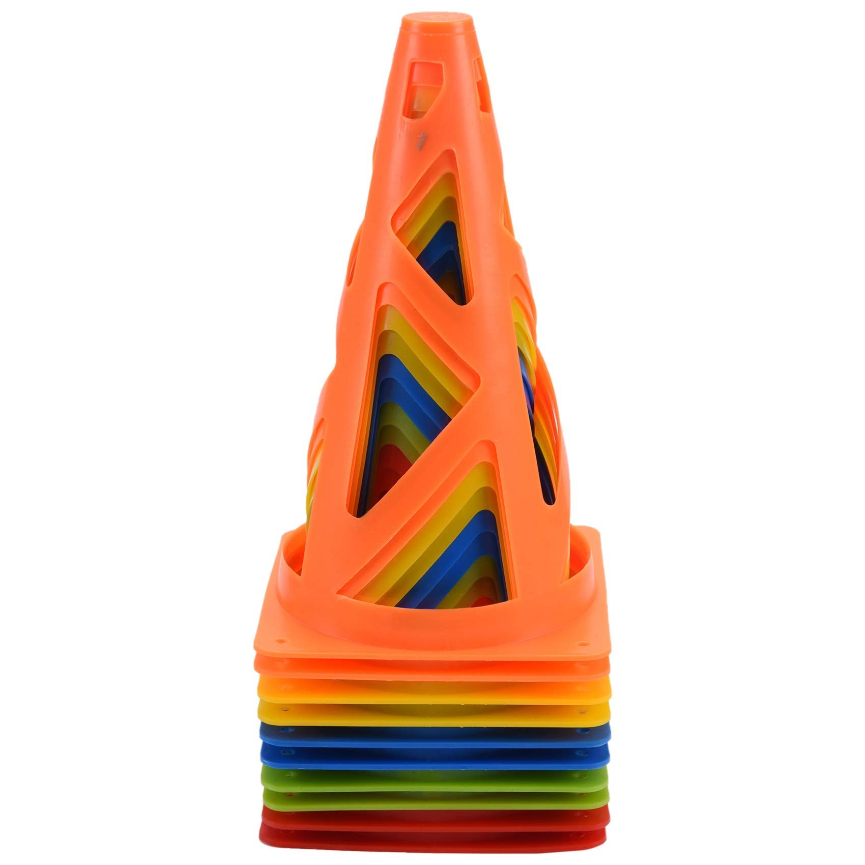 Dojimayisc Soccer Training Cones Windproof Marker Cones Agility Cones for Outdoor Football Basketball Training