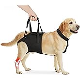 Supet Dog Sling for Large Dogs Hind Leg Support, Senior Dogs Lift Assist Harness for Weak Back Leg Support, Help Large Breed Rear Leg Up Harness, Mobility Aids for Elderly, Injured, Paralyzed Dog, XL