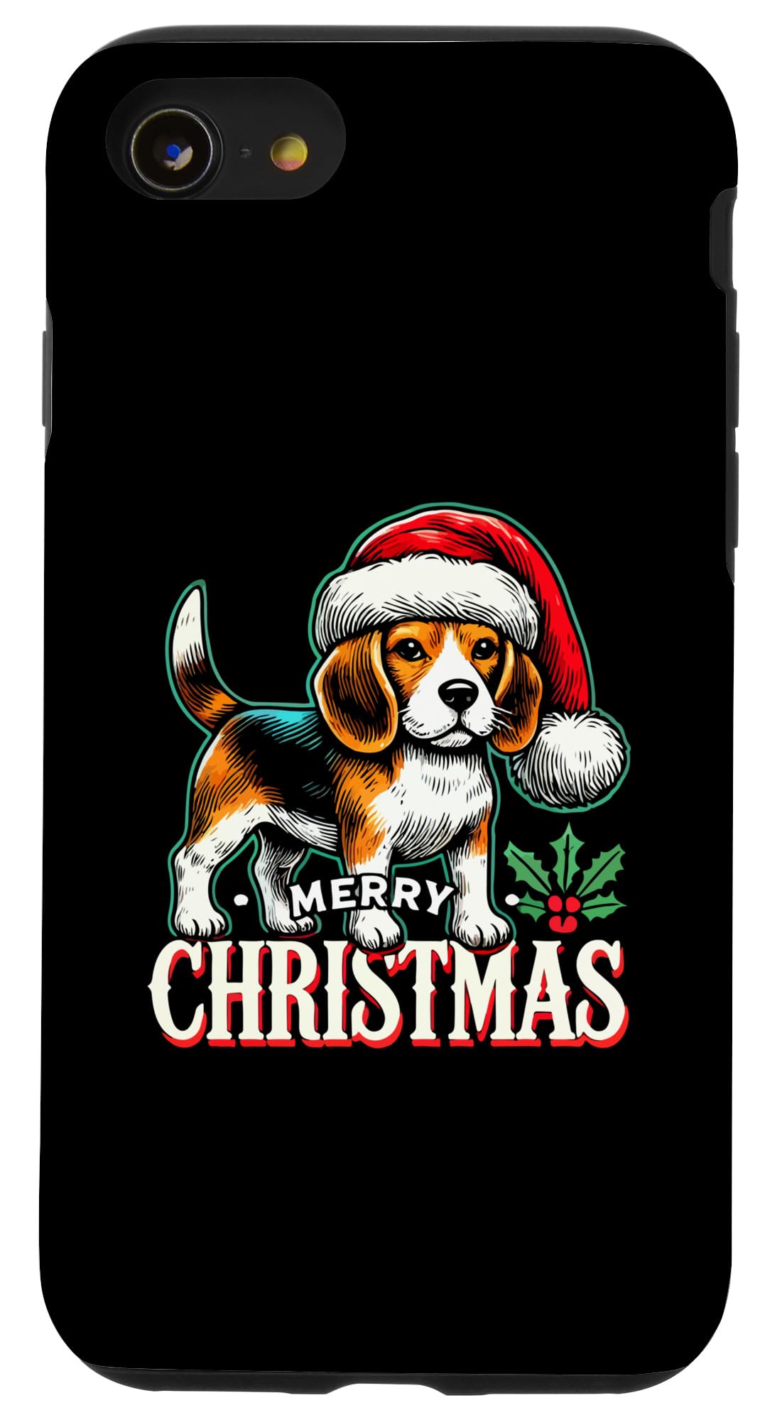 iPhone SE (2020) / 7 / 8 Beagle Merry Christmas Beagle Holiday Case