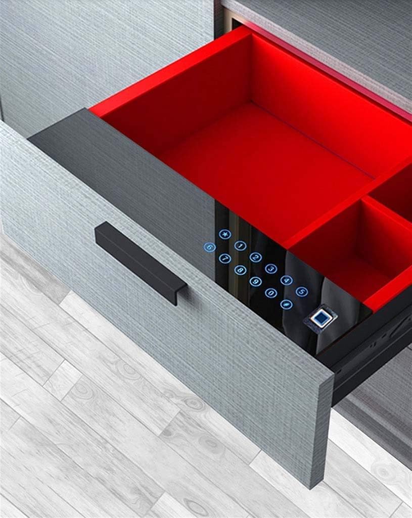 Mgo Drawer Safe Fingerprint Safe Sliding Security Safe Smart Electronic Cabinet Lock Fingerprint Lock Cabinet Lock Biometric Lock Drawer Fingerprint Lock (Size : B): Home & Kitchen