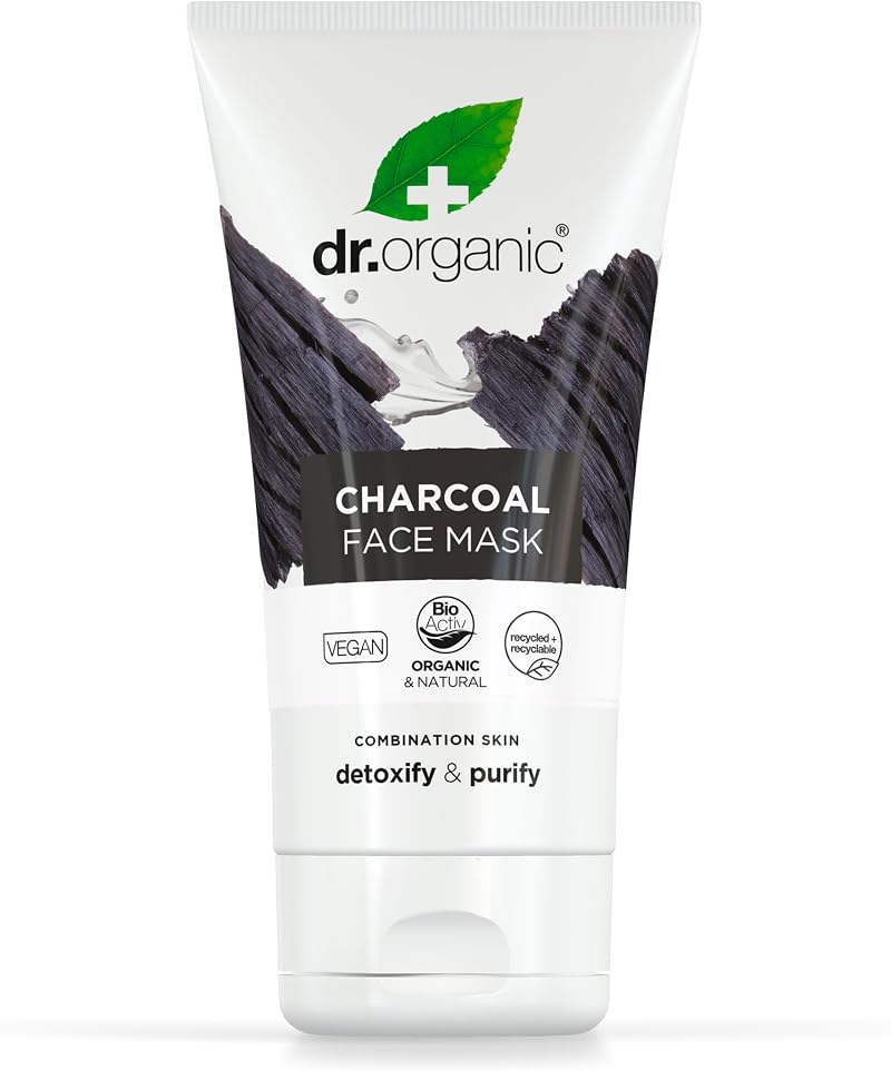Dr Organic Charcoal Face Mask Cleansing For Acne Oily Skin 125ml