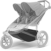 Thule Urban Glide Double Stroller Extended Cargo Basket, Covered &amp; Secure