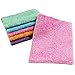 10-pack Bamboo Fiber Dish Wash Cloth / Clean Towel for Kitchen (White Color / Random Color) (Random Color, 27cm x 30cm)