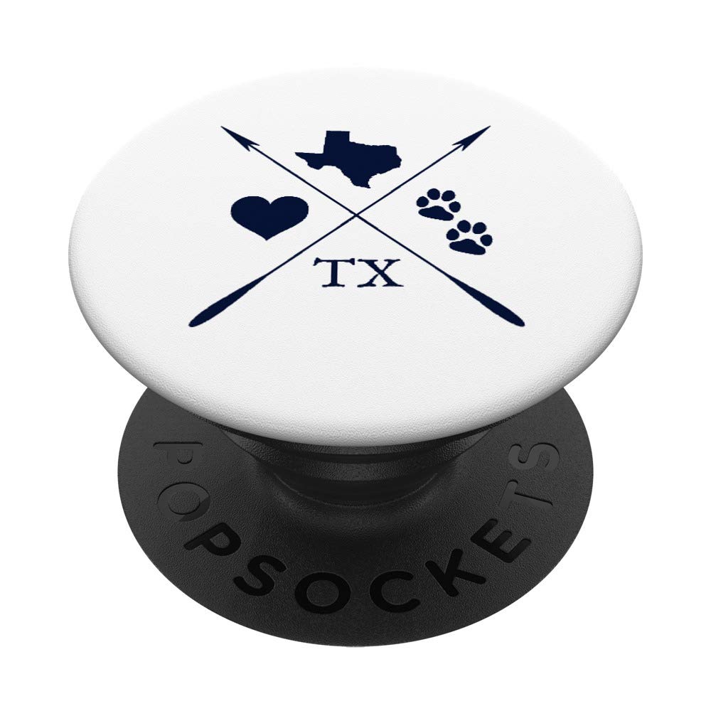 Love Dogs Texas Cute Design PopSockets Swappable PopGrip