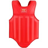 Wesing Martial Arts Muay Thai Boxing Chest Protector MMA Sanda Chest Guard