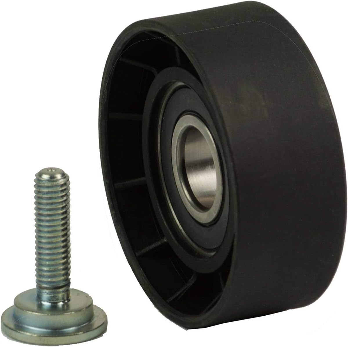 JJ 1pc Drive Belt Idler Pulley for Benz 2009-2015 C63 AMG 09-10 CL63 AMG 09-11 CLS63 AMG E63 AMG 2010-2011 ML63 AMG 2010 S63 AMG 11-12 SL63 AMG W211 C219