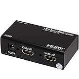 Monoprice 108204 Mini HDMI Splitter with 3D Support