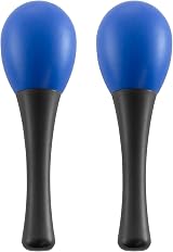Tiger MAR28-BL Mini Egg Maracas Childrens Percussion Shaker Blue Pair view 2