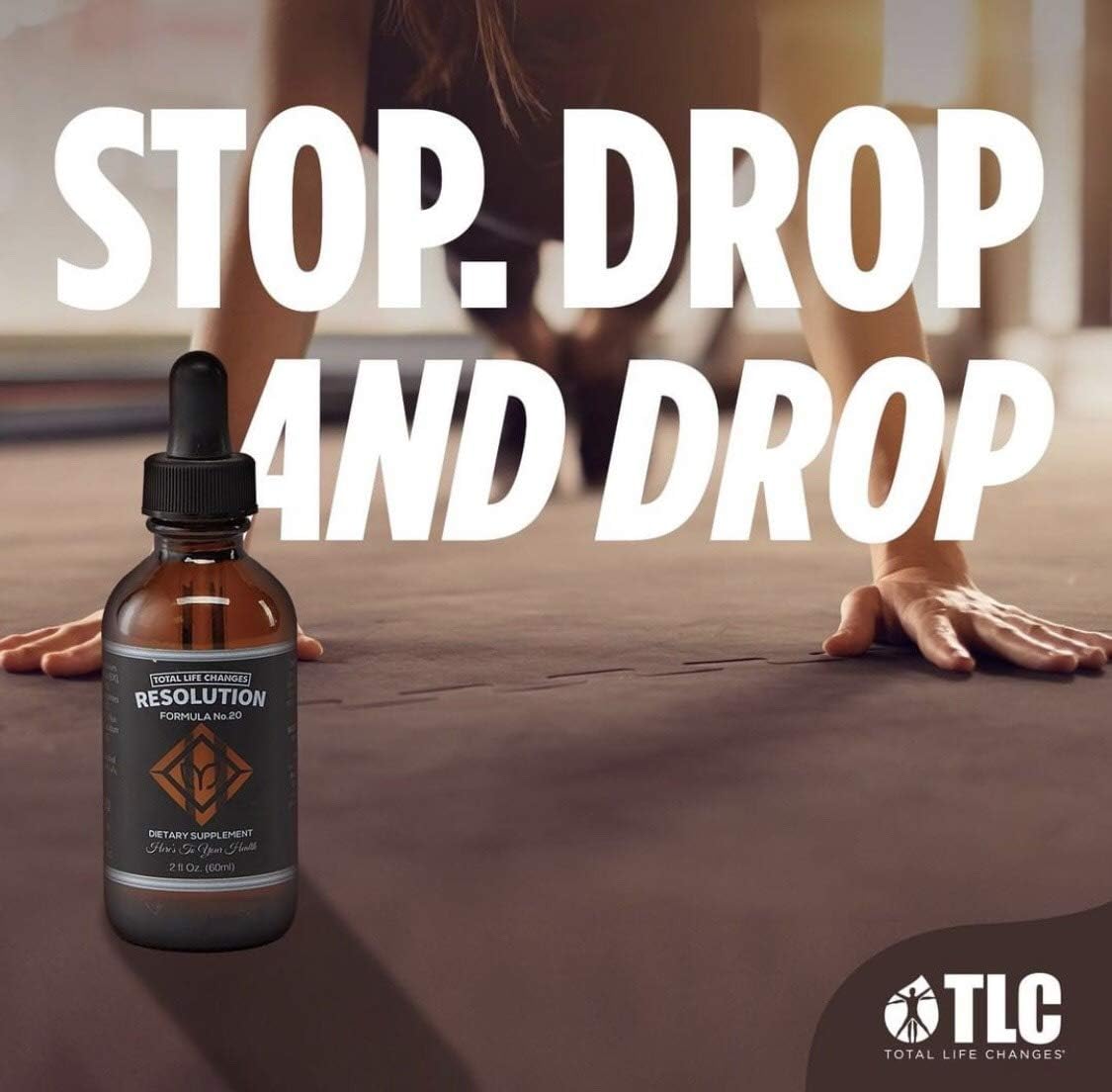 Total Life Changes Resolution Drops with 1 week supply of laso tea *Packaging May Vary Between Old & New in 2019: Health & Personal Care