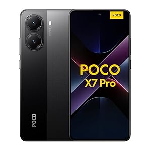 Xiaomi POCO X7 Pro (smartphone), 12+256GB, 50MP camera principale con OIS, batteria da 6.000mAh (typ) con ricarica HyperCharge da 90W, IP68, funzioni AI (caricabatterie non incluso), Nero