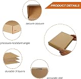 RLAVBL 25 Pack 280x204x51 mm Corrugated Shipping Boxes Brown view 4