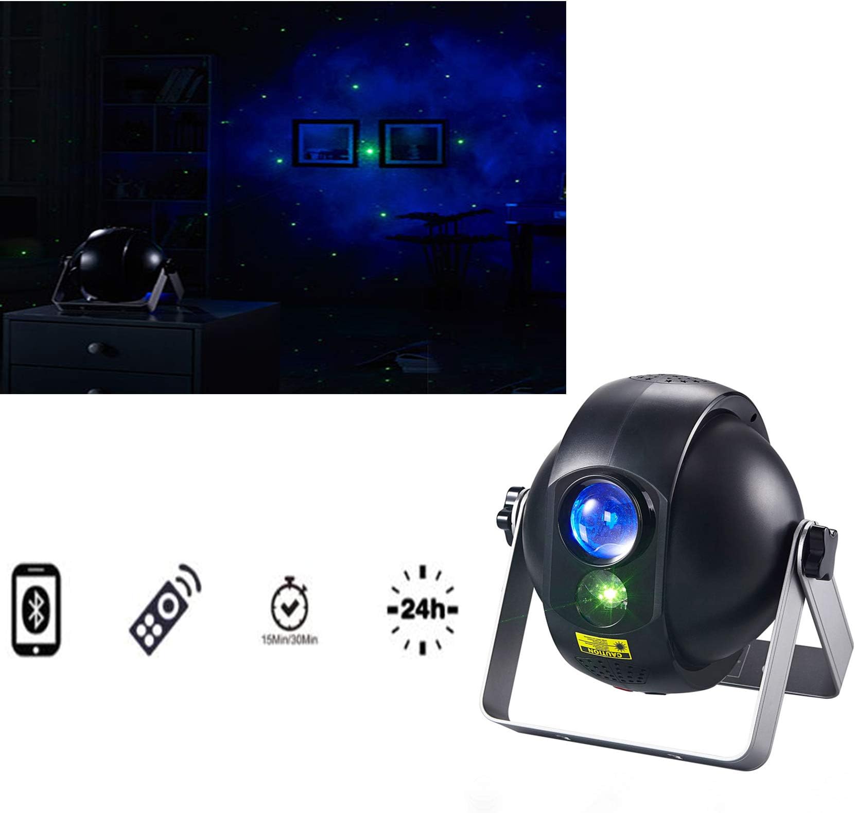 HUL Night Lights, Kids Universe Night Light Projection Lamp Romantic Star Sea Birthday New Projector Lamp for Bedroom Gift