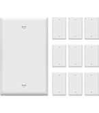 Leviton 83014-EXT 1-Gang, Junta, Montaje En Caja, Placa De Pared En Blanco, Aluminio, Gris