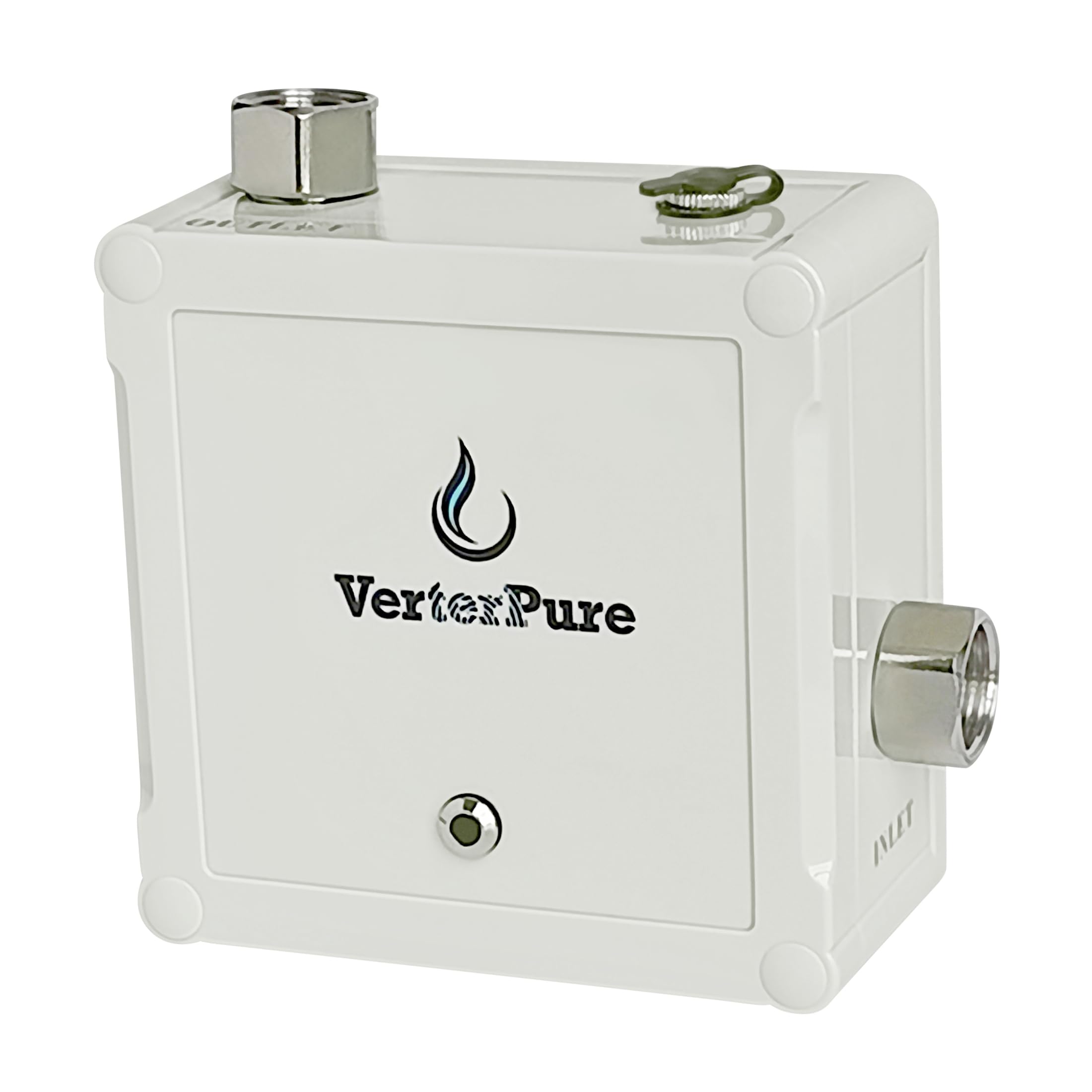 Photo 1 of VerterPure VP6 Mini UV-C LED Ultraviolet Water Filter Purifier, Reduce up to 99.99% of Contaminants at Flow Rate 1.58GPM, Smart On/Off Switch, 12V DC for RV Boats Off-Grid Livings, Mercury Free