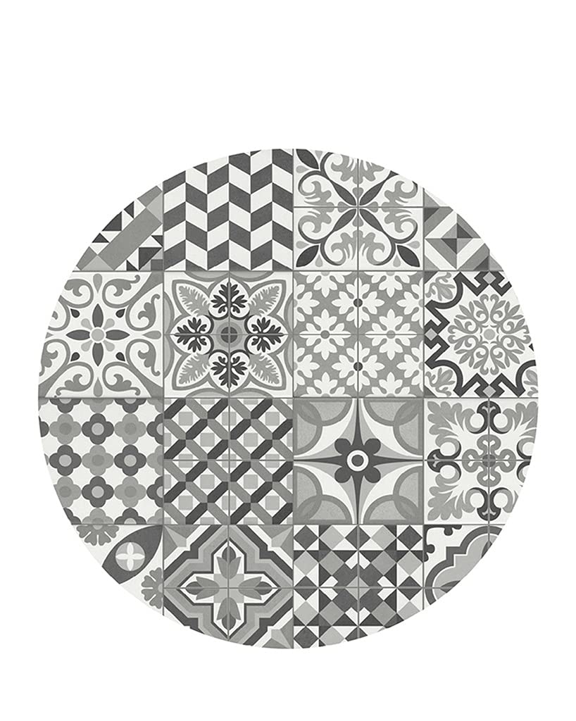 Vilber, Round Vinyl Rug Toledo Color 05. Diameter 78 cm — image 1