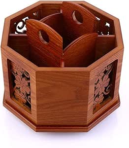 WF - Caja de Almacenamiento de Madera con Mando a Distancia para