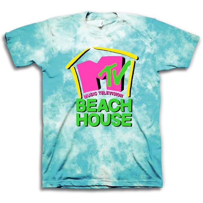 Mtv Mens Tie Dye Shirt Tbt Mens 1980s Clothing I Want My T Shirt
