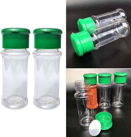 Amazon De 20pcs Gewurze Behalter Gewurze Flasche Pfeffer Shaker Seasonning Aufbewahrung Behalter Flasche Durchsichtig Plastik Zahnstocher Zucker Kakao Pulver Grob Gewurze Portion Halter