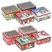 Christmas Empty Tins ([ Total 8 ct ] Square (Penguin, Snowman, Reindeer etc))