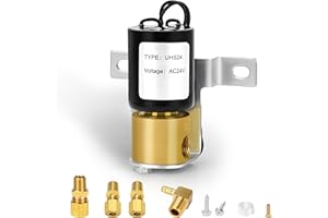 Cenipar UHS24 Universal Humidifier Solenoid Valve,24 Volts Humidifier Solenoid Valve Fit for Aprilaire General Honeywell Skuttle Humidifier Replacement 990-53 4040 HE220 HE225 HE260 HE265