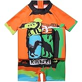 Toddler One-Piece Swimsuit Beach Sport Summer Swimwear Hawaiian Floral Bathing Suit for Girls Boys