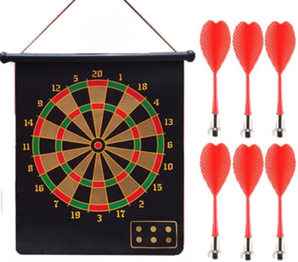 ZLBZBB 19inch Dart Set, DoubleSided Printed