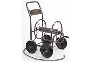 Liberty Garden 840-1 Four Wheel Industrial Host Cart with PU Tires, Bronze