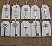 SL crafts Mixed 100pcs Antique Silver Skeleton Keys & 100 pcs Tags Key Charms Pendants Wedding favor 53mm-68mm