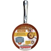 Copper Chef 10 Inch Round Frying Pan - Skillet with Ceramic Non Stick Coating. Perfect Cookware For Saute And Grill