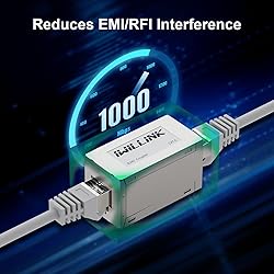 iwillink 2-Pack Shielded Cat6 RJ45 Inline
