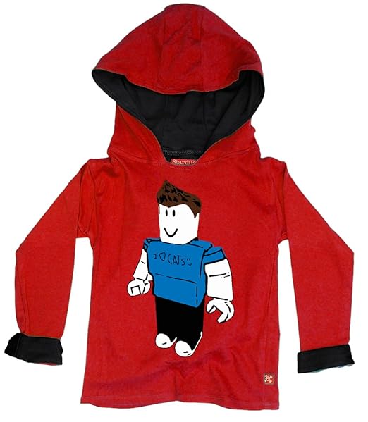 Stardust Ethical Kids Childrens Denis Youtube Gamer Hoody Red - stardust ethical kids childrens denis youtube gamer hoody red amazon co uk clothing